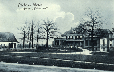 12056 Gezicht op het huis Heimerstein aan de Cuneraweg te Rhenen.